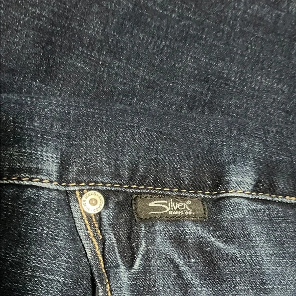 Dark Blue Silver Jeans Co Suki Slim Boot W33/L33 - Picture 5 of 8